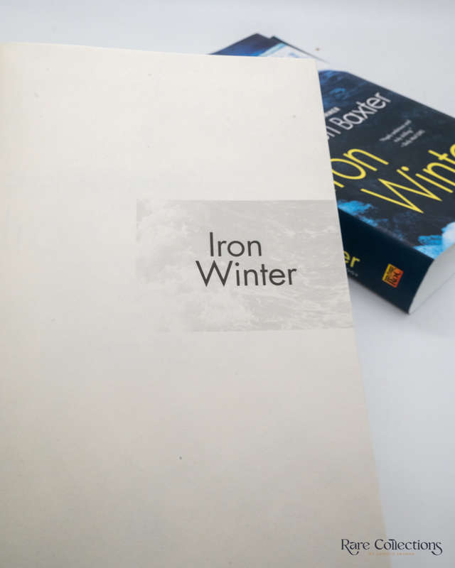 Iron Winter (#3 Northland) by Stephen Baxter - Signed Copy