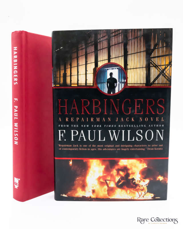 Harbingers - a Repairman Jack Novel by F. Paul Wilson - signed