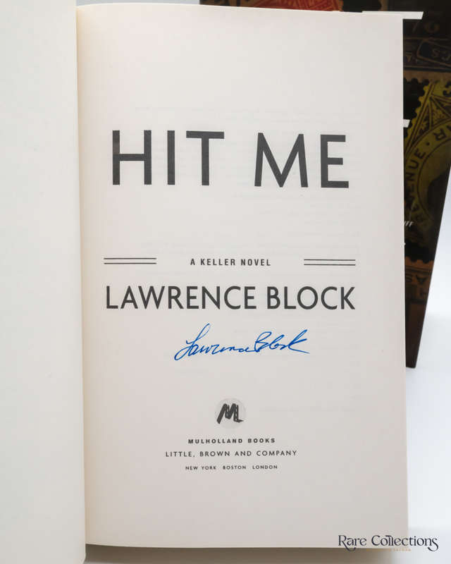 Hit Me by Lawrence Block - signed