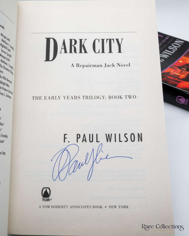 Dark City (Repairman Jack: the Early Years) by F. Paul Wilson - signed
