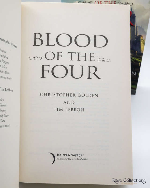 Blood of the Four by Christopher Golden and Tim Lebbon (Double Signed)