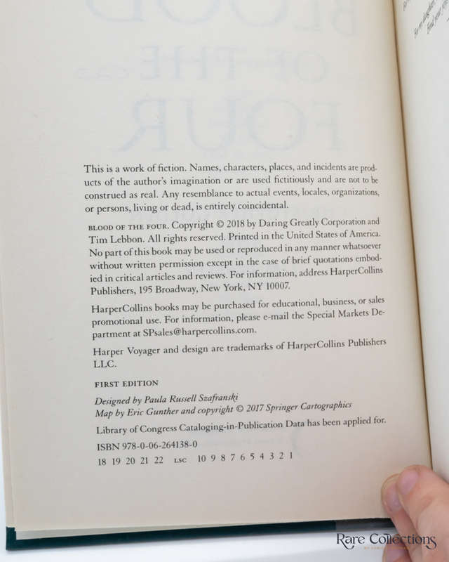 Blood of the Four by Christopher Golden and Tim Lebbon (Double Signed)