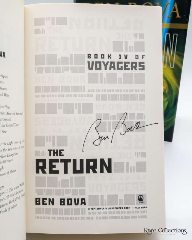 The Return (#4 Voyagers) by Ben Bova - signed