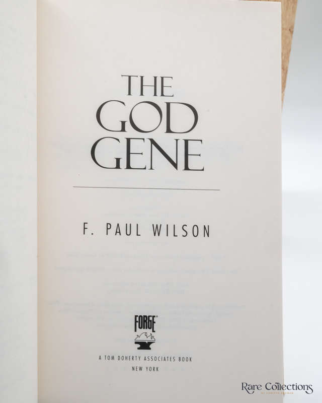 The God Gene by F. Paul Wilson - signed