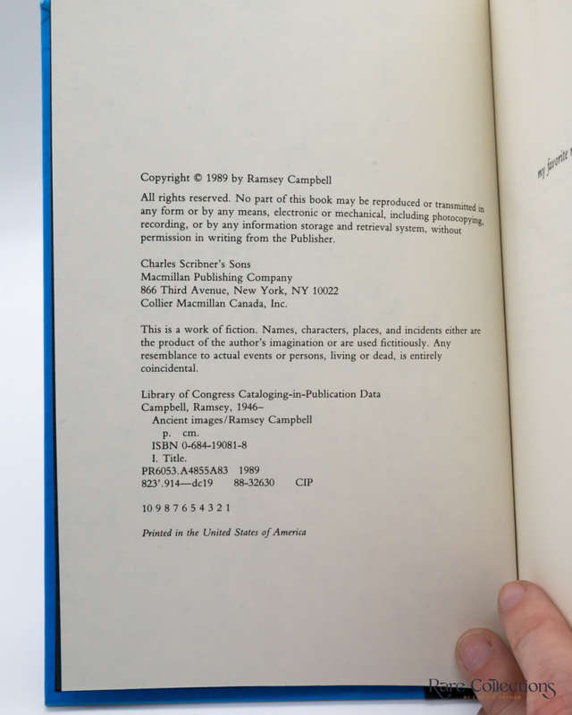 Ancient Images by Ramsey Campbell - Signed Copy