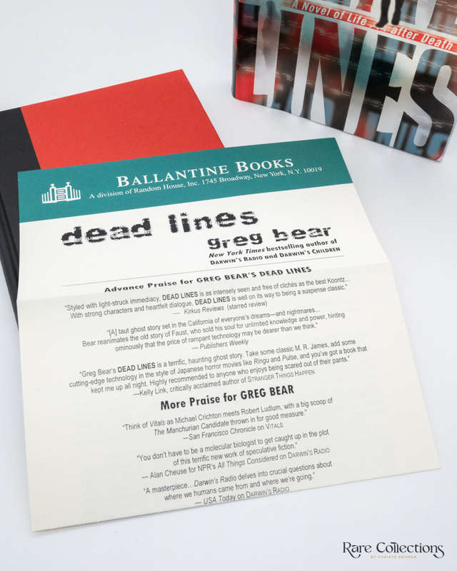 Dead Lines by Greg Bear - signed