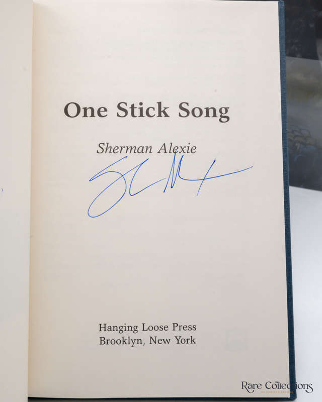 One Stick Song by Sherman Alexie - signed