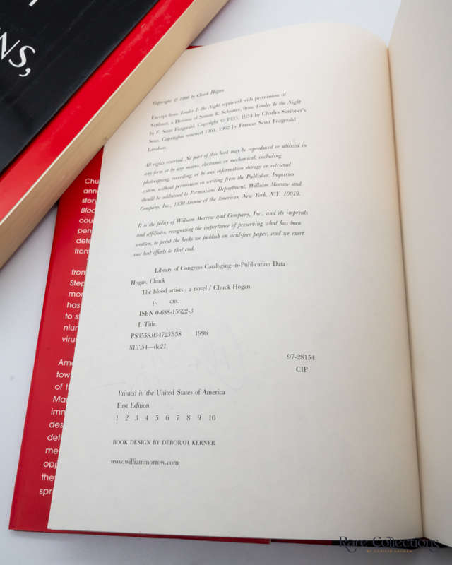 The Blood Artist (Incl Signed ARC Copy) by Chuck Hogan