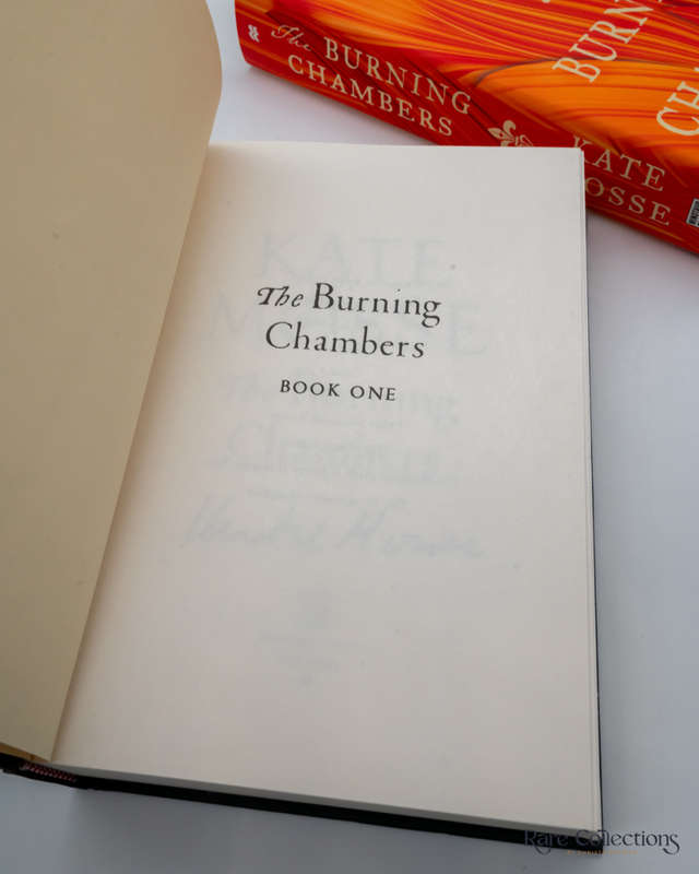 The Burning Chambers (#1 the Joubert Family Chronicles) by Kate Mosse - signed