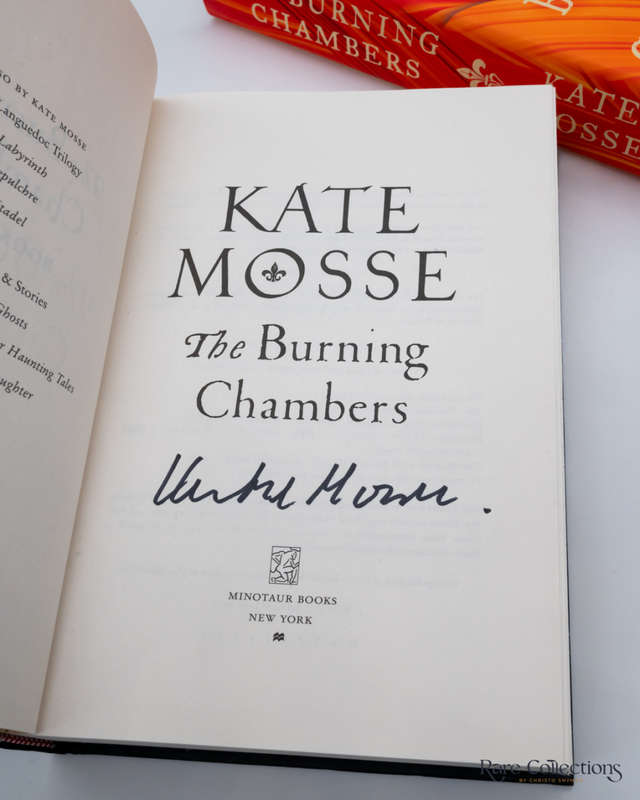 The Burning Chambers (#1 the Joubert Family Chronicles) by Kate Mosse - signed