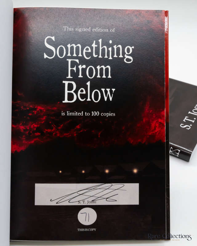 Something from Below by Joshi, S. T. - signed