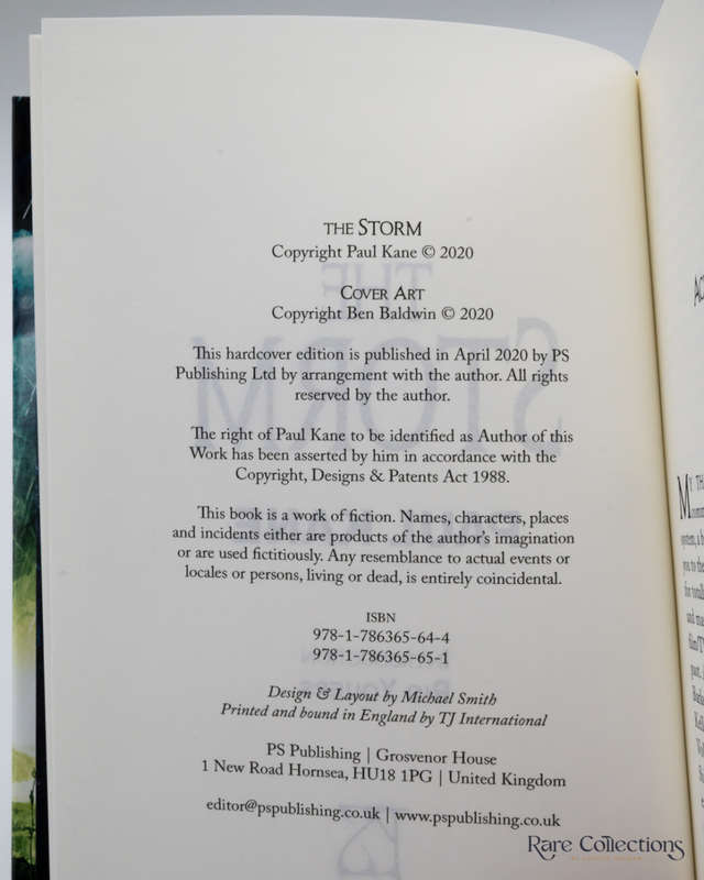 The Storm by Kane, Paul - signed