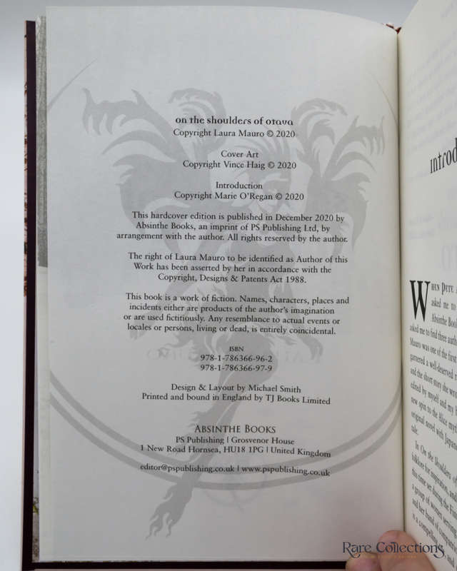On the Shoulders of Otava by Mauro, Laura - signed