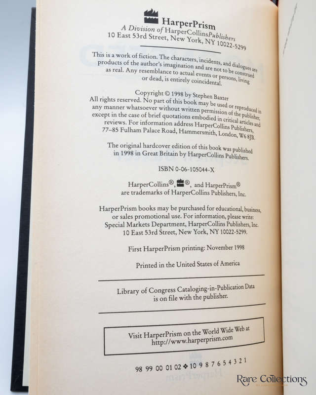 Moonseed by Stephen Baxter - signed