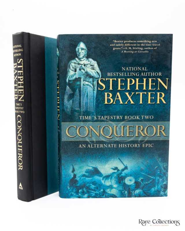 Conqueror (#2 Time`s Tapestry) by Stephen Baxter - signed