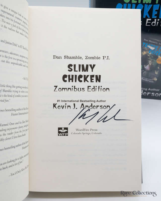 Slimy Chicken Zomnibus Edition by Kevin J. Anderson - signed