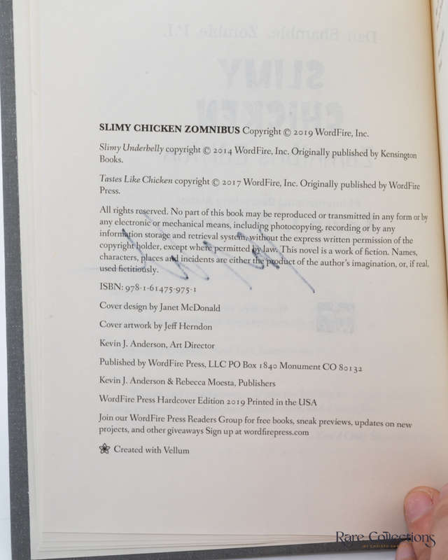 Slimy Chicken Zomnibus Edition by Kevin J. Anderson - signed