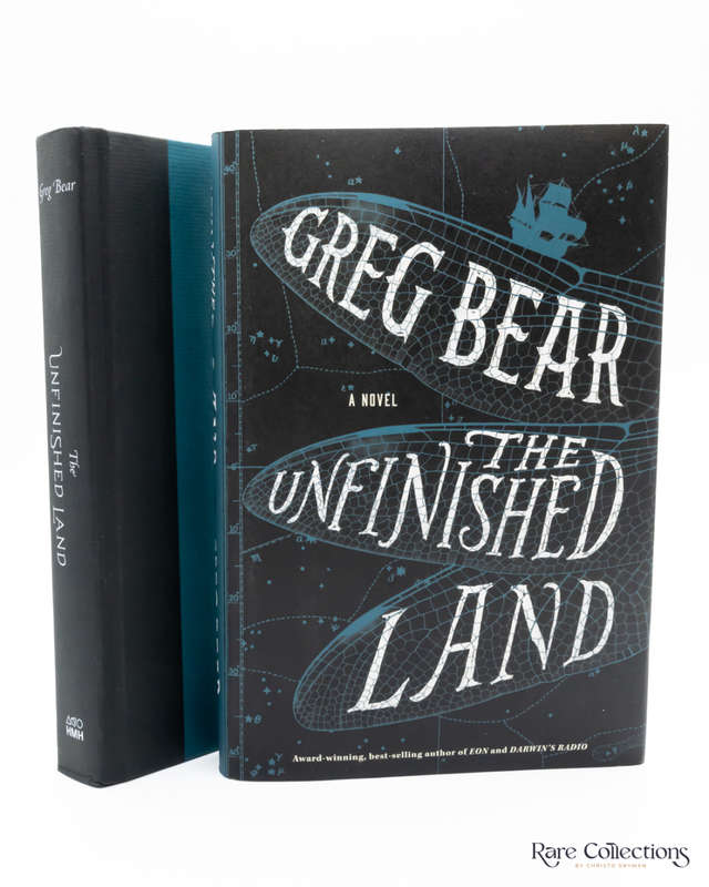 The Unfinished Land by Greg Bear - signed
