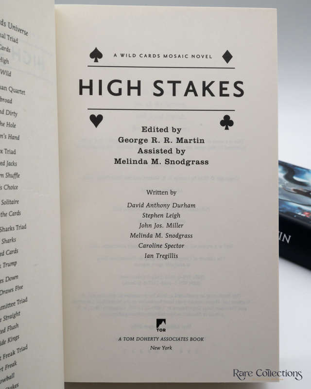 High Stakes - a Wild Card Novel by George R. R. Martin - signed