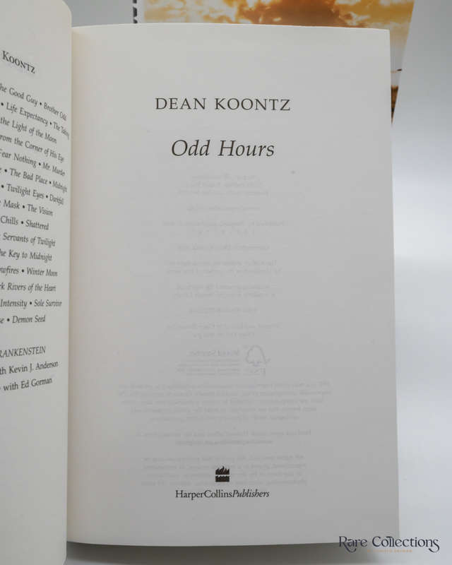Odd Hours by Dean Koontz - Signed Copy