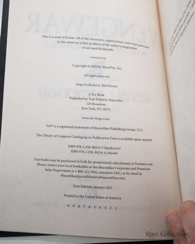 Spine of the Dragon, Vengewar & Gods and Dragons - Signed by Kevin J. Anderson