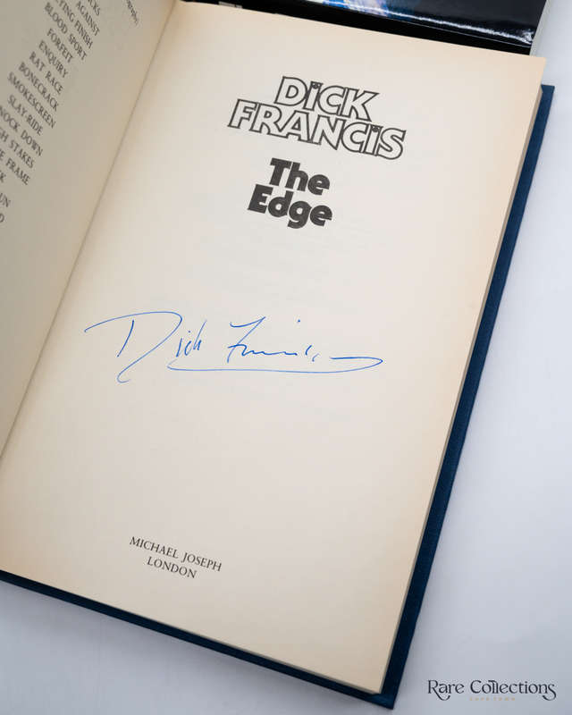 The Edge by Dick Francis - SIgned Copy