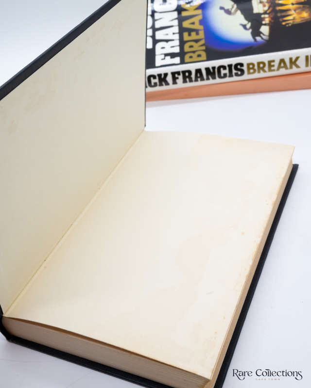 Break in - Signed Copy + Unsigned Uncorrected Proof by Dick Francis