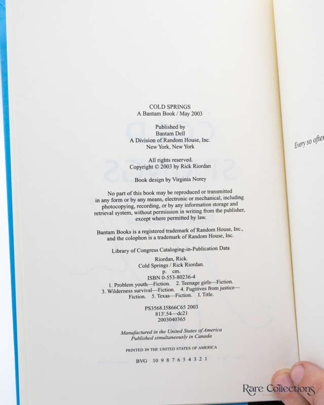 Cold Springs by Rick Riordan