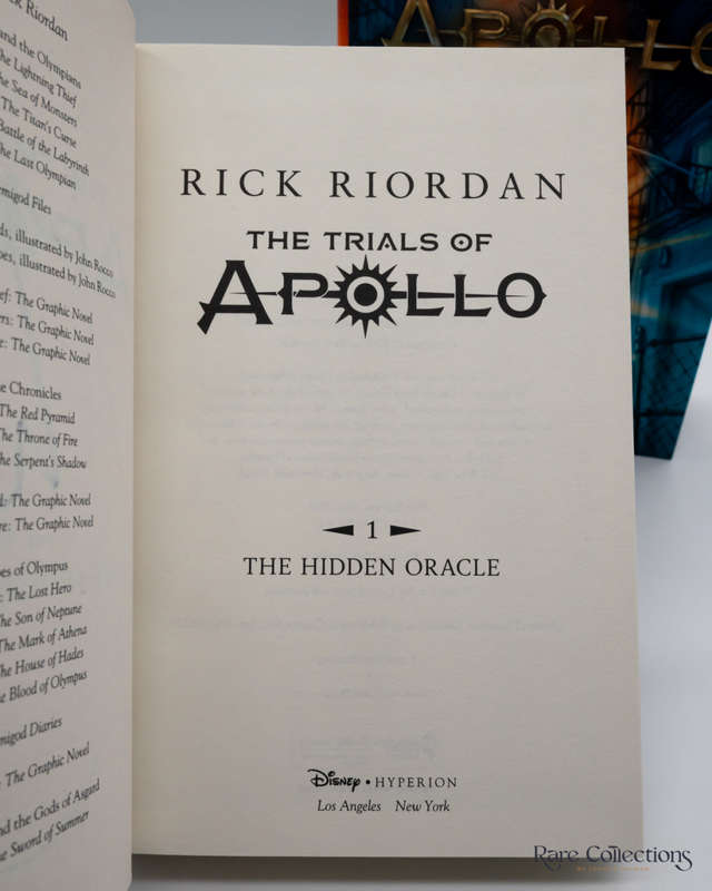 The Hidden Oracle (#1 the Trials of Apollo) by Rick Riordan