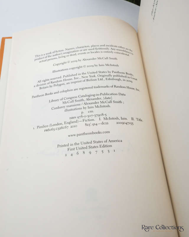 Corduroy Mansions by Alexander McCall Smith - signed