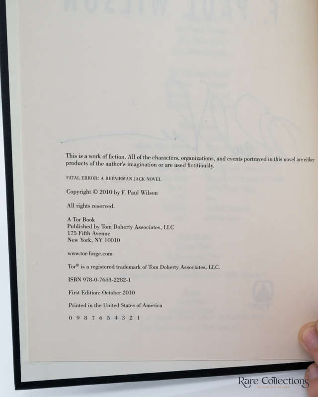 Fatal Error - a Repairman Jack Novel by F. Paul Wilson