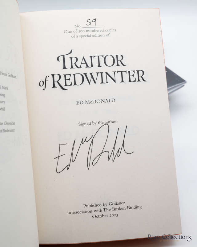 Daughter of Redwinter, Traitor of Redwinter (The Redwinter Chronicles)  by Ed McDonald
