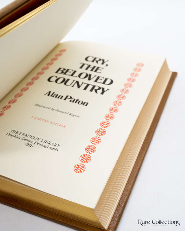 Cry the Beloved Country by Alan Paton (Signed Copy)