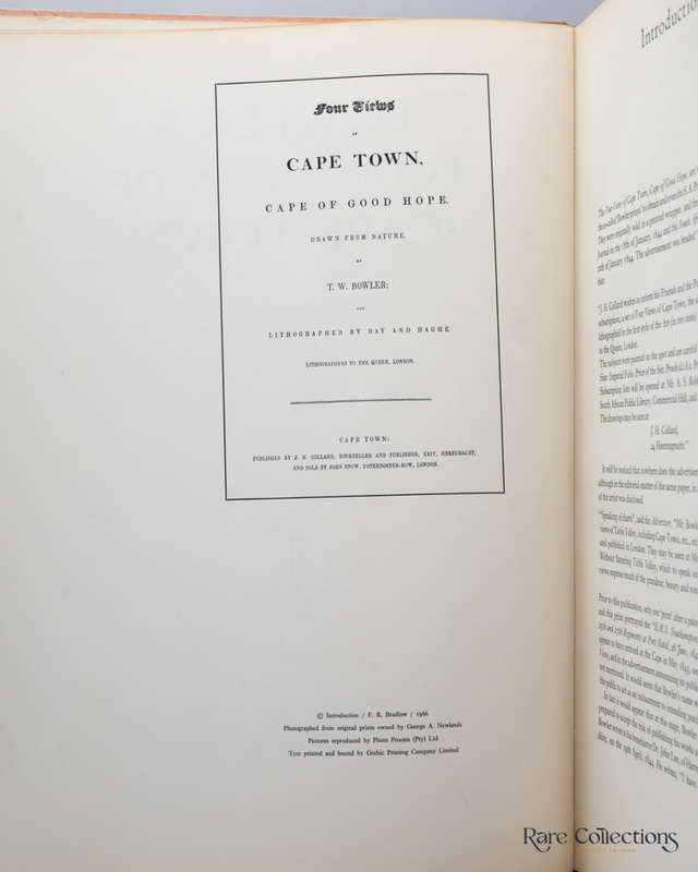 Bowler`s Four Views of Cape Town by Thomas Bowler