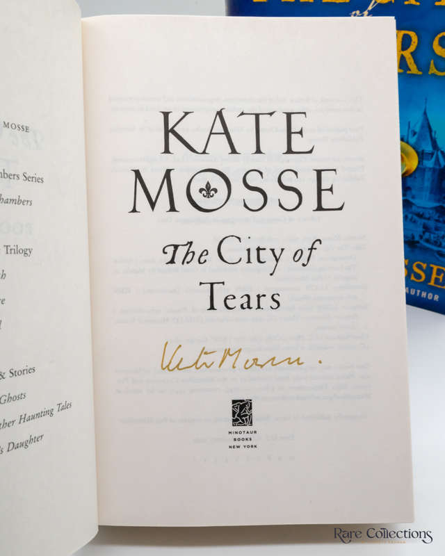 The City of Tears (#2 the Burning Chambers) by Kate Mosse (Signed Copy)