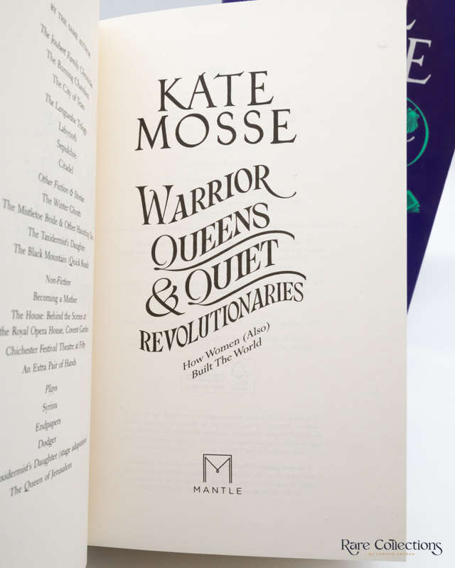 Warrior Queens & Quiet Revolutionaries by Kate Mosse - Signed Copy