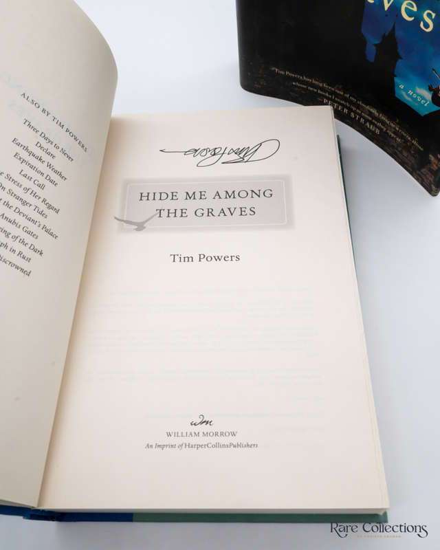 Hide Me Among the Graves by Tim Powers - signed