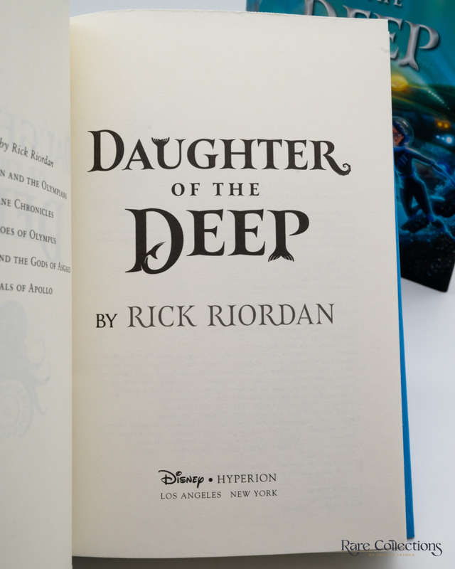 Daughter of the Deep by Rick Riordan - signed