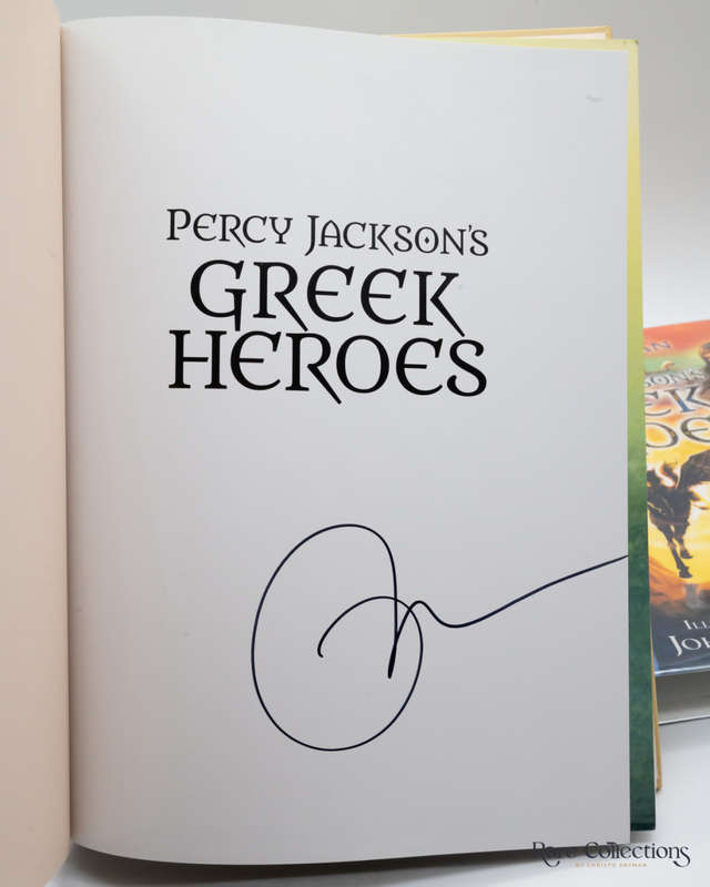 Percy Jackson`s Greek Heroes by Rick Riordan - Signed Copy