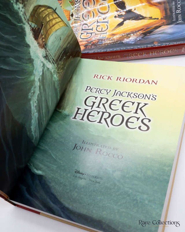 Percy Jackson`s Greek Heroes by Rick Riordan - Signed Copy