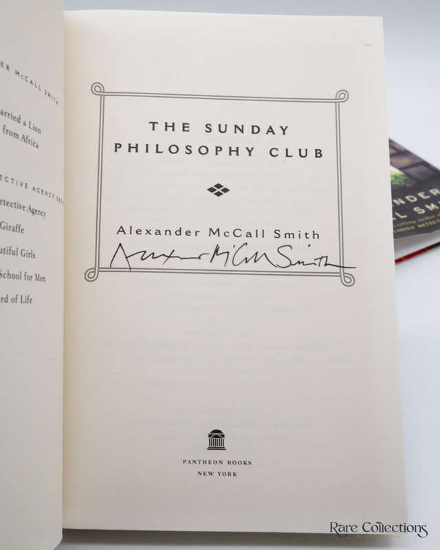 The Sunday Philosophy Club by Alexander McCall Smith (Signed Copy)