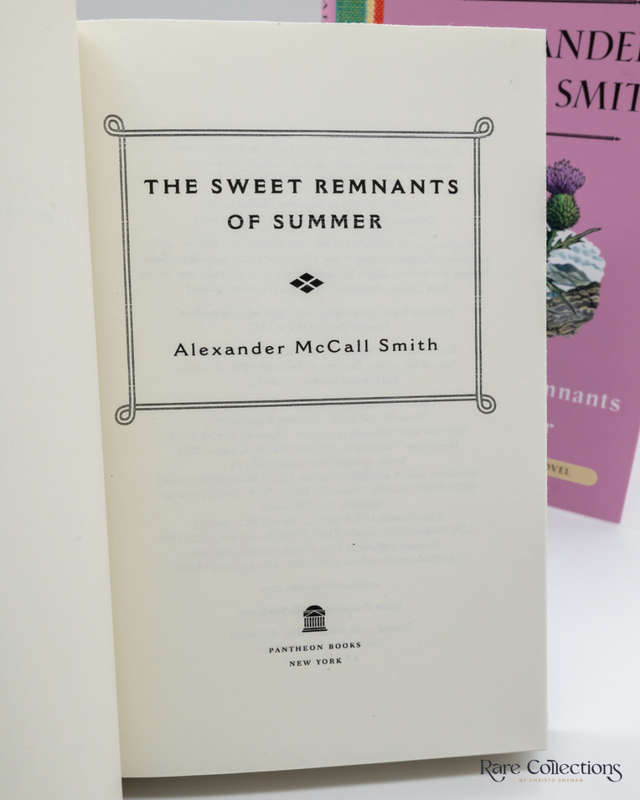 The Sweet Remnants of Summer by Alexander McCall Smith (Signed Copy)