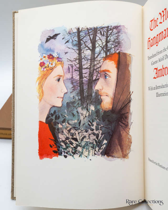 The Monk and the Hangman`s Daughter by Ambrose Bierce - Signed by Illustrator Michel Ciry