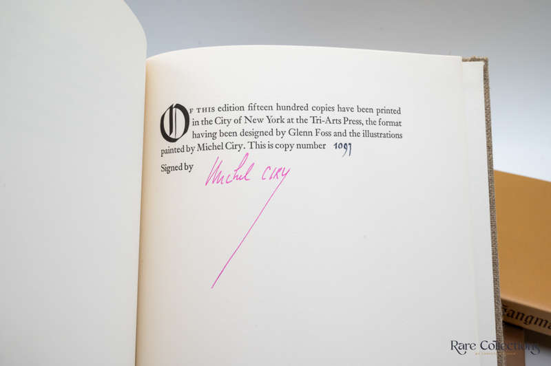 The Monk and the Hangman`s Daughter by Ambrose Bierce - Signed by Illustrator Michel Ciry