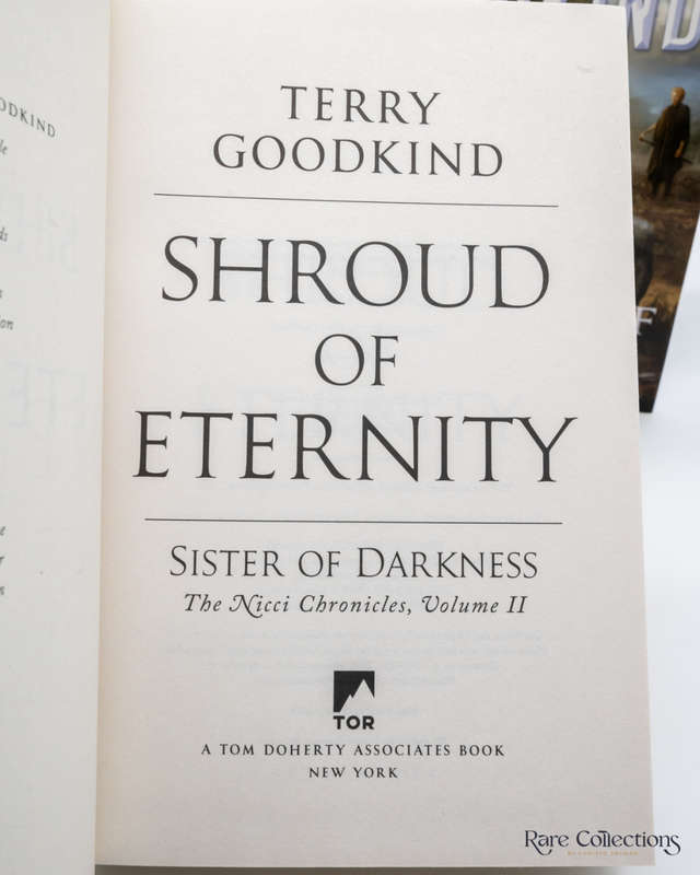 Shroud of Eternity - Sister of Darkness (The Nicci Chronicles 2) by Terry Goodkind (signed copy)