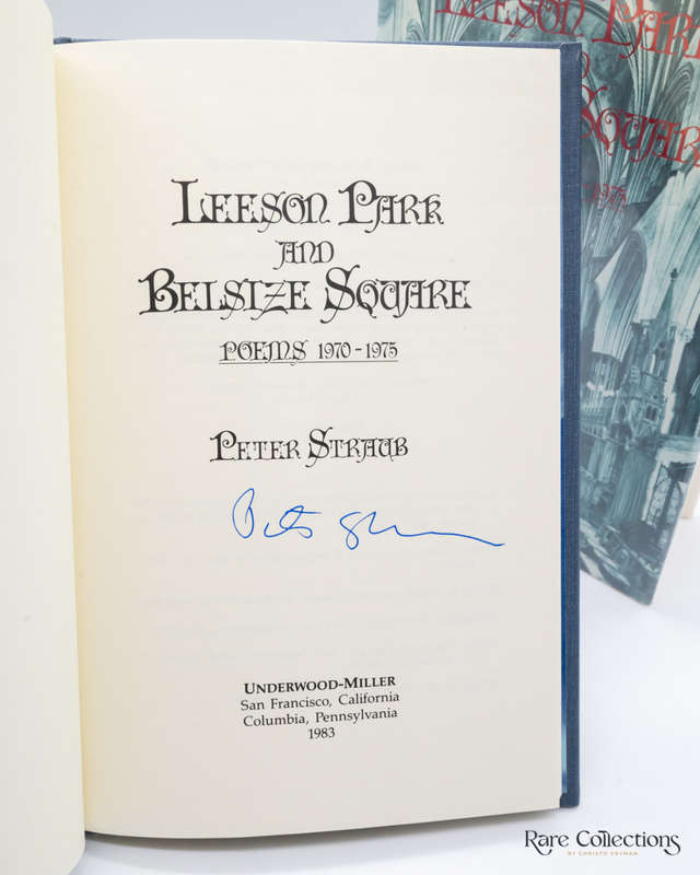 Leeson Park and Belsize Square: Poems 1970-1975 by Peter Straub (signed copy)