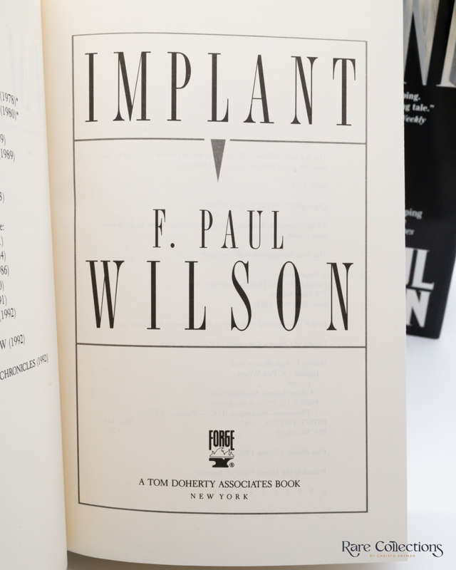 Implant by F. Paul Wilson (signed copy)