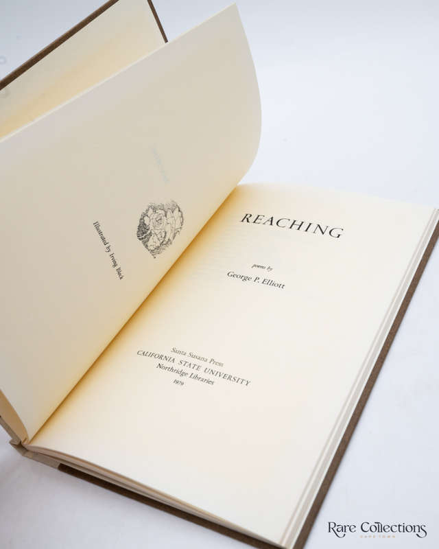 Reaching by George P. Elliott (Signed Numbered Edition)
