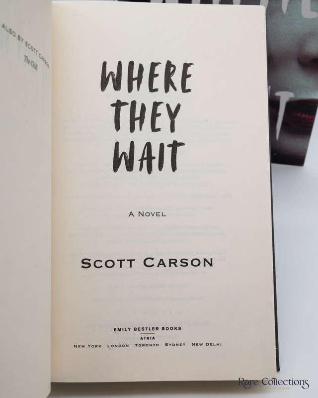Where They Wait by Scott Carson (Aka Michael Koryta)  - signed copy