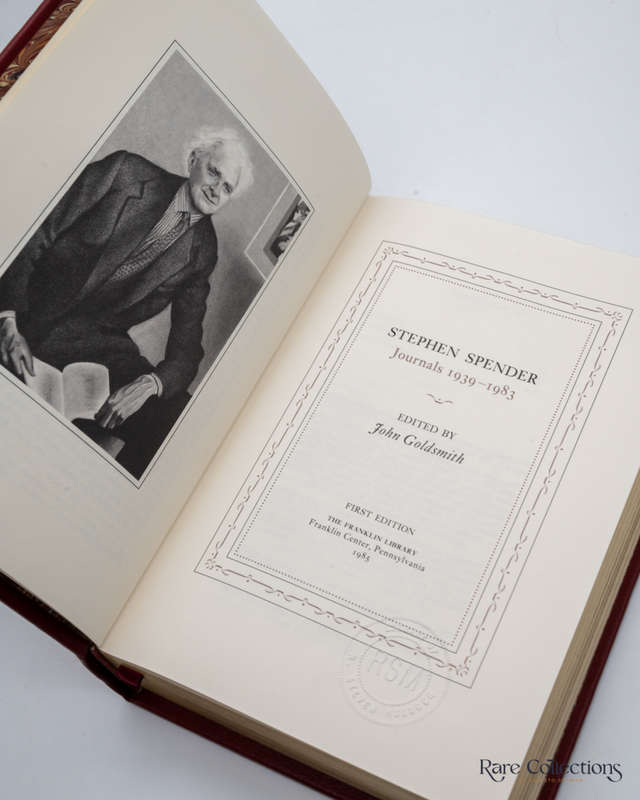 Stephen Spender - Journals 1939 - 1983 - Signed Copy